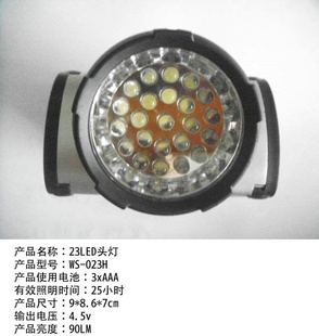 批發采購照明新選擇 23LED強光頭燈系列，滿足多樣化需求，支持混批